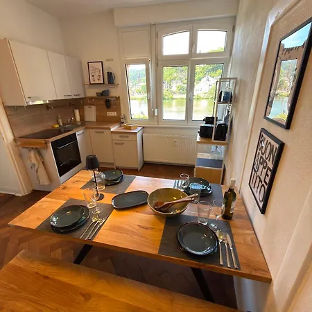 Am Moselufer, Balkon Mit Flussblick, 82qm, Apartment