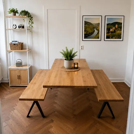 Apartment Am Moselufer, Balkon Mit Flussblick, 82qm, Traben-Trarbach