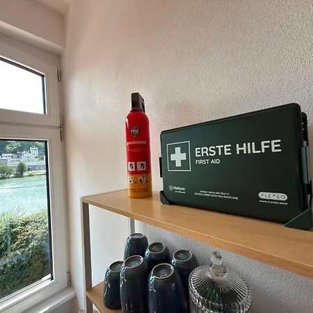Am Moselufer, Balkon Mit Flussblick, 82qm, Traben-Trarbach